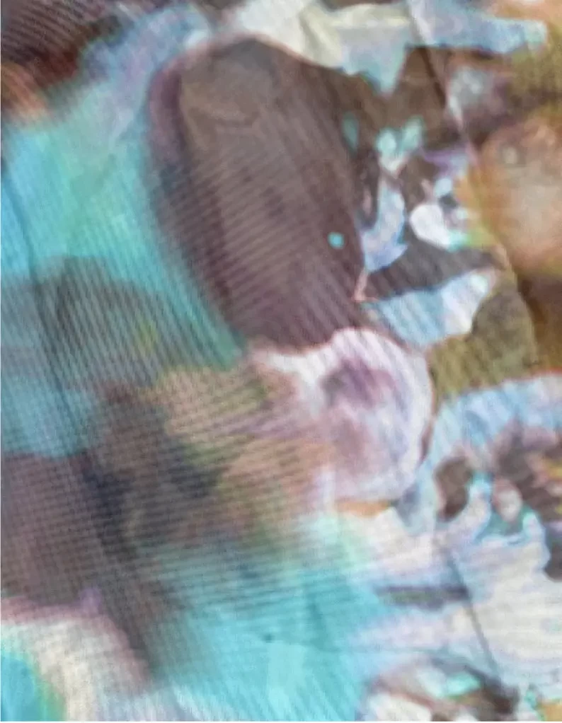 dispay cast_03 - digital image collage composed of stiffened textiles and digital overlay - zoe bilgeri/ 2025/ Zurich
